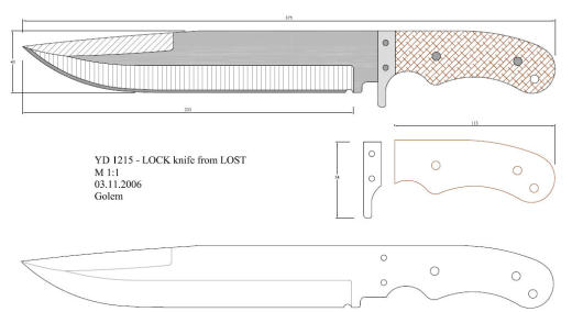 水果刀具CAD图纸模型DIY激光线切割钳工手工机械制作艺术品缩略图
