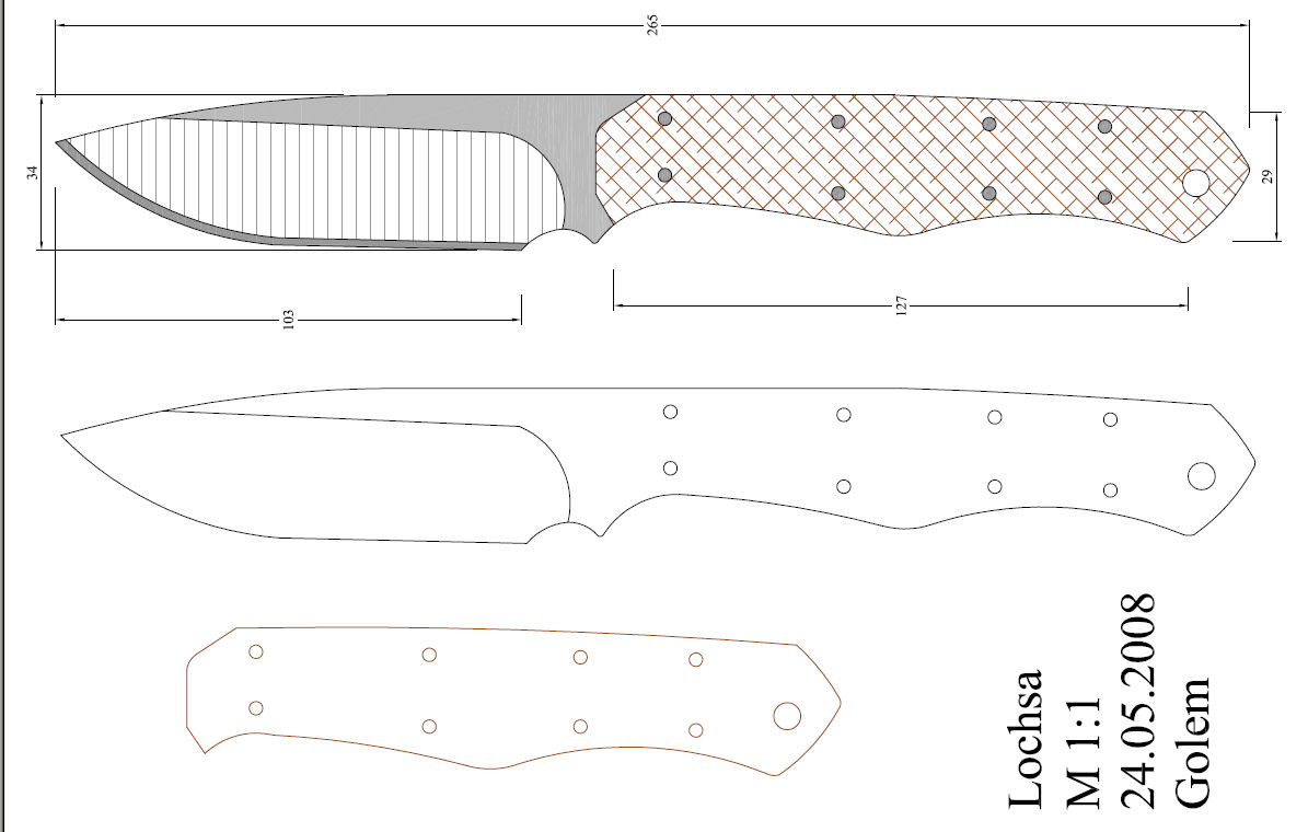 水果刀具CAD图纸模型DIY激光线切割钳工手工机械制作艺术品