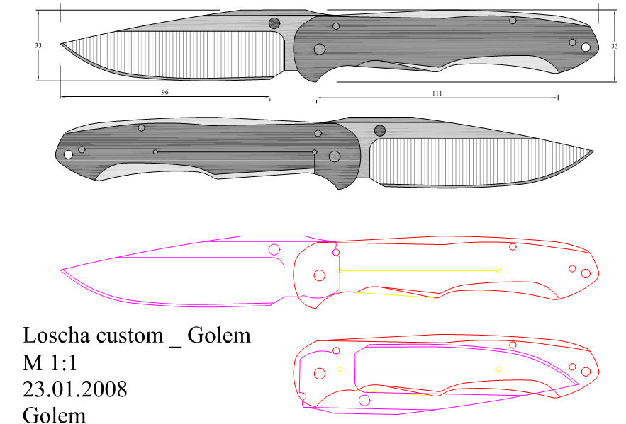 水果刀具CAD图纸模型DIY激光线切割钳工手工机械制作艺术品