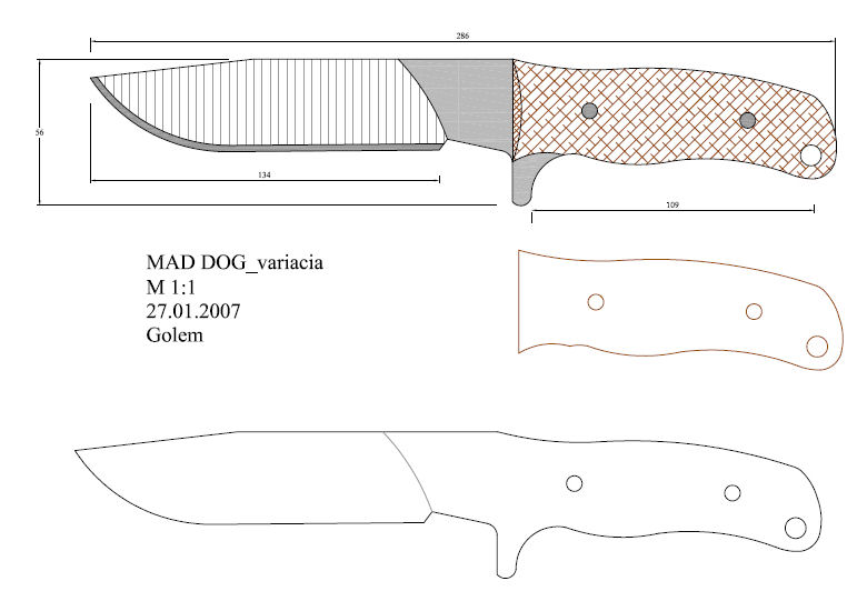 水果刀具CAD图纸模型DIY激光线切割钳工手工机械制作艺术品