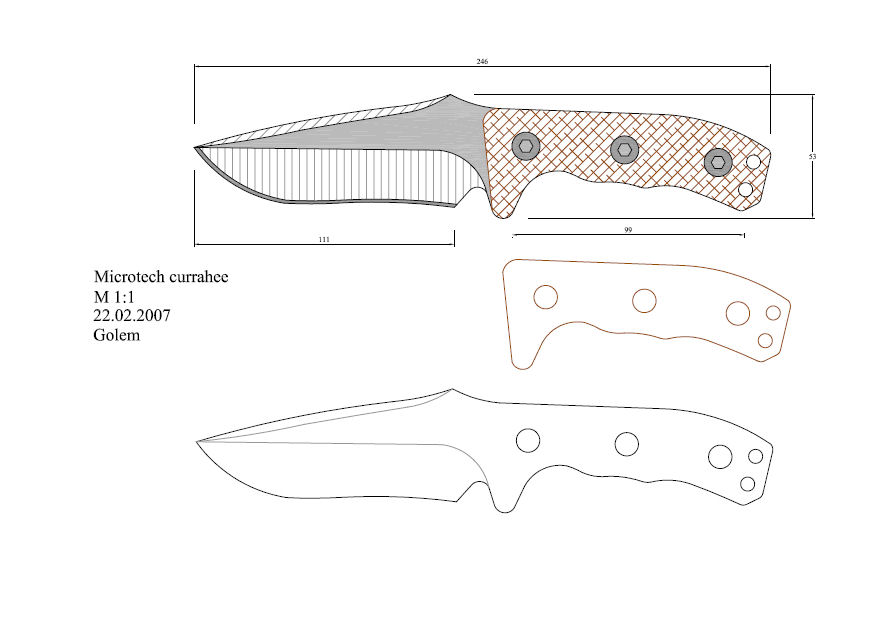 水果刀具CAD图纸模型DIY激光线切割钳工手工机械制作艺术品