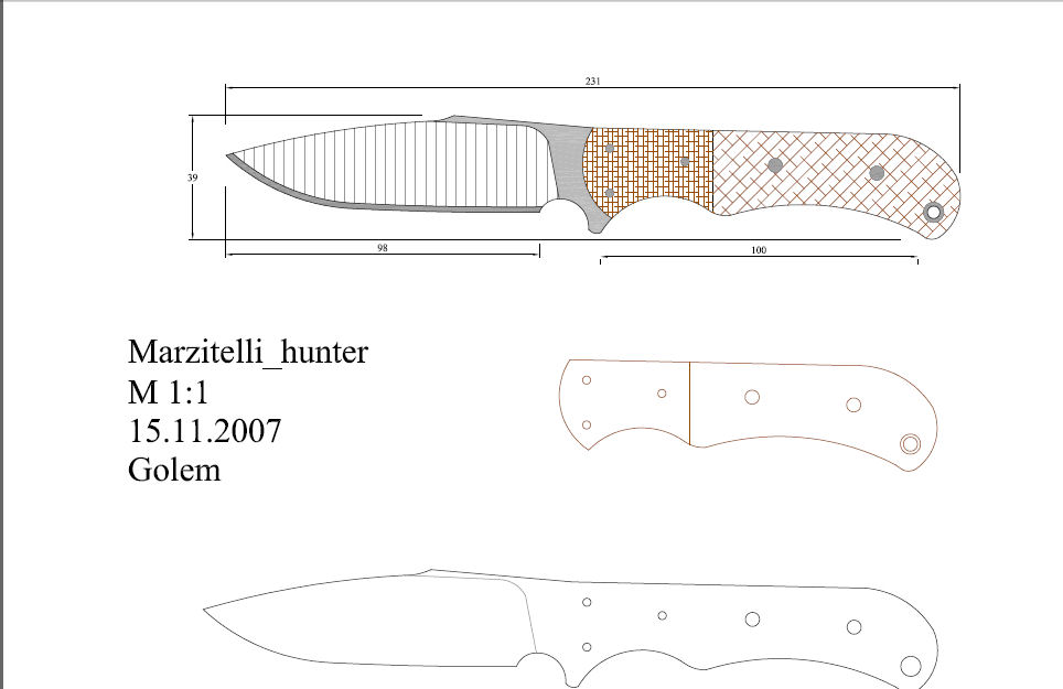 水果刀具CAD图纸模型DIY激光线切割钳工手工机械制作艺术品