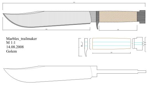 水果刀具CAD图纸模型DIY激光线切割钳工手工机械制作艺术品缩略图
