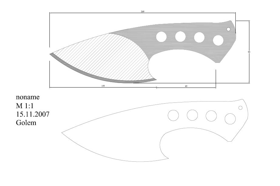 水果刀具CAD图纸模型DIY激光线切割钳工手工机械制作艺术品