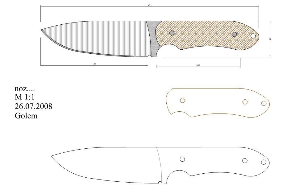 水果刀具CAD图纸模型DIY激光线切割钳工手工机械制作艺术品