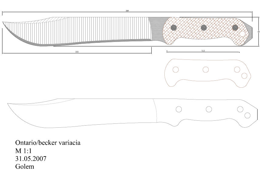 水果刀具CAD图纸模型DIY激光线切割钳工手工机械制作艺术品
