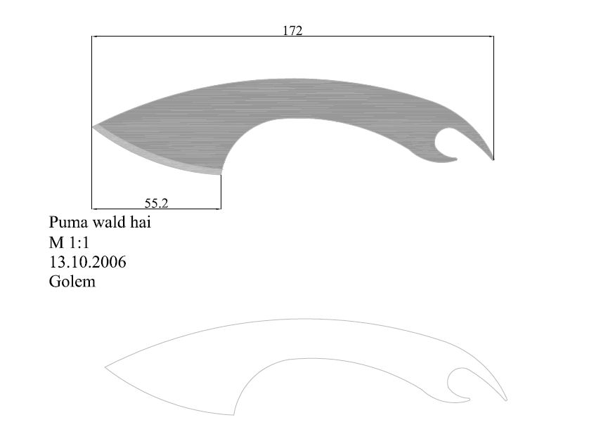 水果刀具CAD图纸模型DIY激光线切割钳工手工机械制作艺术品