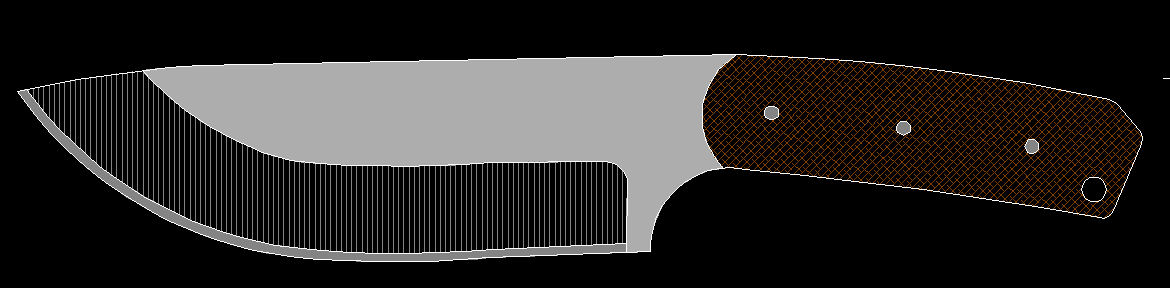 水果刀具CAD图纸模型DIY激光线切割钳工手工机械制作艺术品