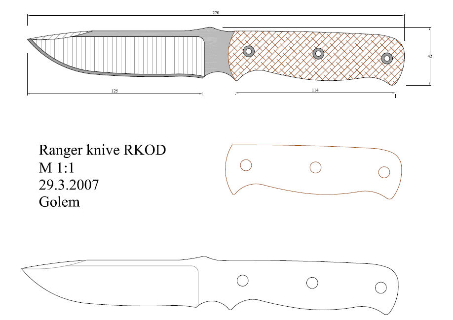 水果刀具CAD图纸模型DIY激光线切割钳工手工机械制作艺术品