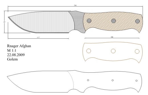 水果刀具CAD图纸模型DIY激光线切割钳工手工机械制作艺术品缩略图