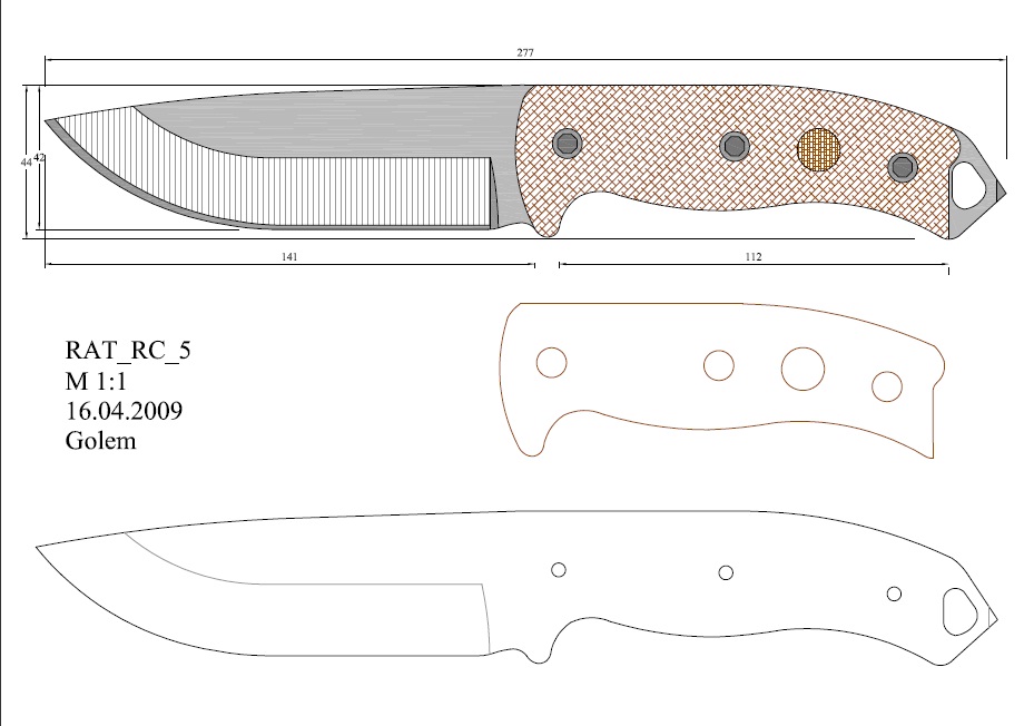水果刀具CAD图纸模型DIY激光线切割钳工手工机械制作艺术品