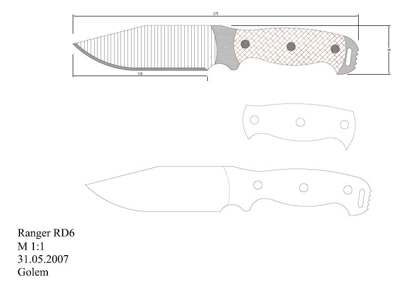 水果刀具CAD图纸模型DIY激光线切割钳工手工机械制作艺术品