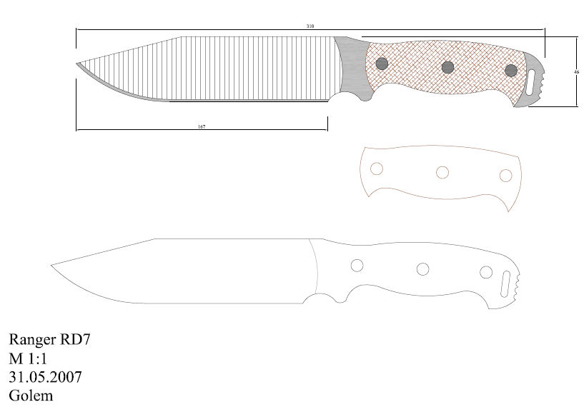 水果刀具CAD图纸模型DIY激光线切割钳工手工机械制作艺术品