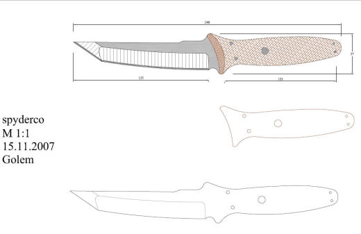 水果刀具CAD图纸模型DIY激光线切割钳工手工机械制作艺术品缩略图