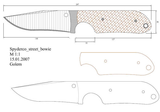 水果刀具CAD图纸模型DIY激光线切割钳工手工机械制作艺术品缩略图