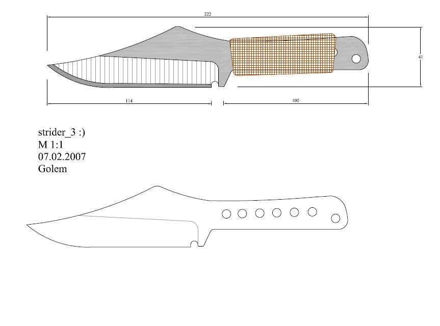水果刀具CAD图纸模型DIY激光线切割钳工手工机械制作艺术品
