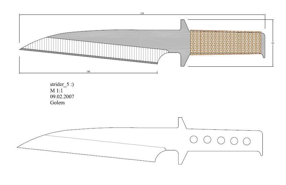水果刀具CAD图纸模型DIY激光线切割钳工手工机械制作艺术品