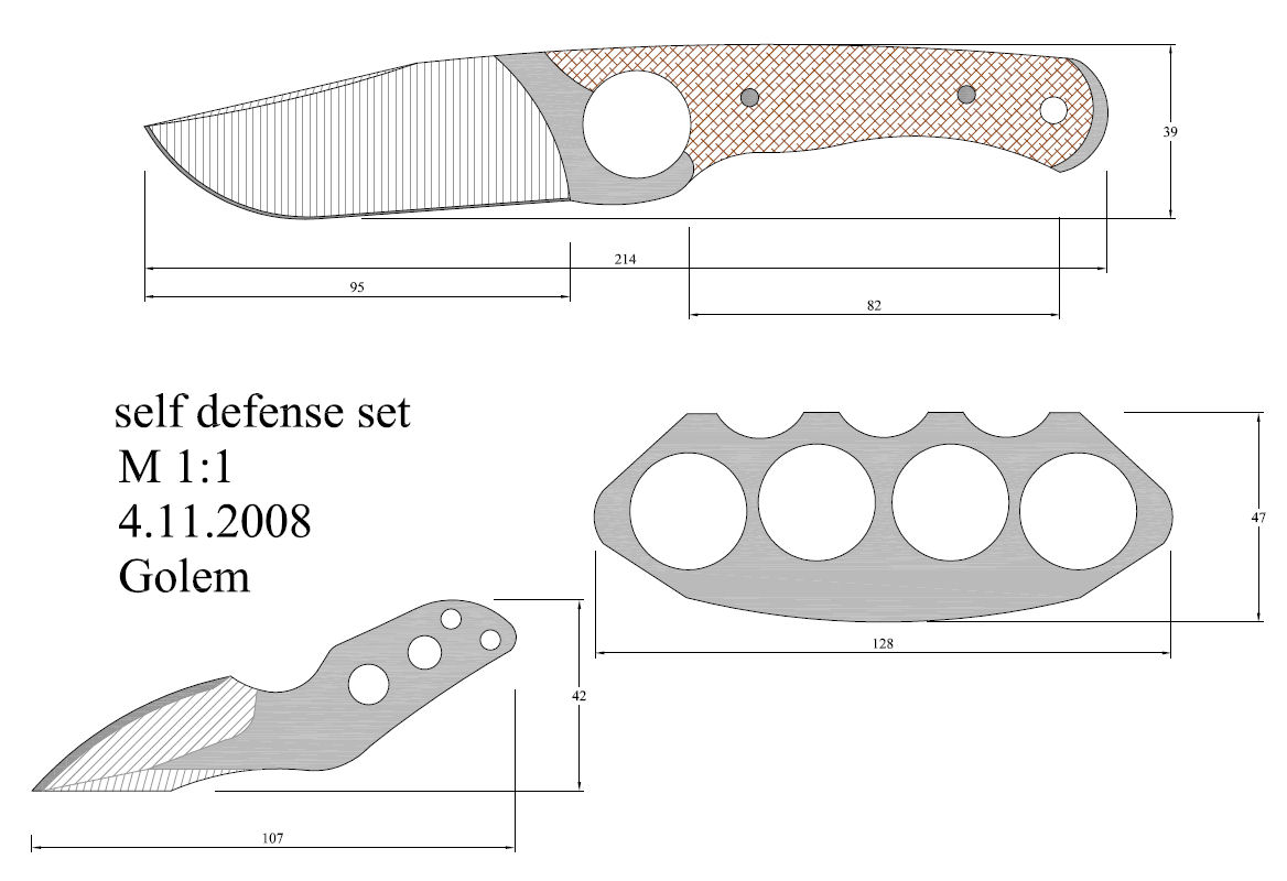 水果刀具CAD图纸模型DIY激光线切割钳工手工机械制作艺术品