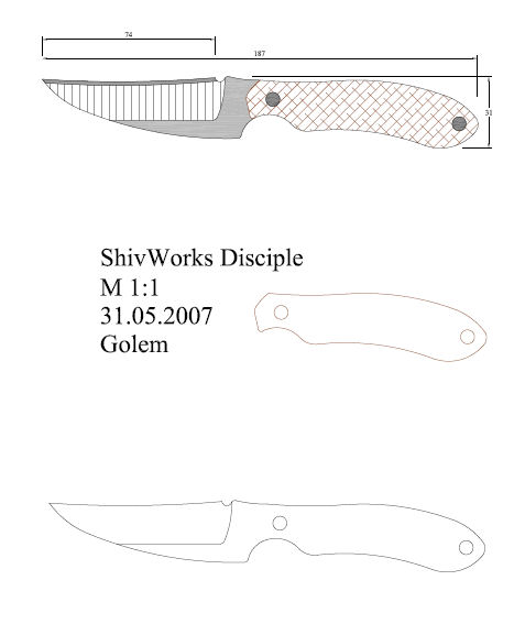 水果刀具CAD图纸模型DIY激光线切割钳工手工机械制作艺术品