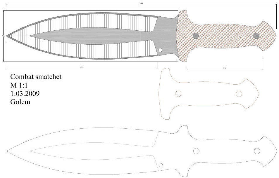水果刀具CAD图纸模型DIY激光线切割钳工手工机械制作艺术品