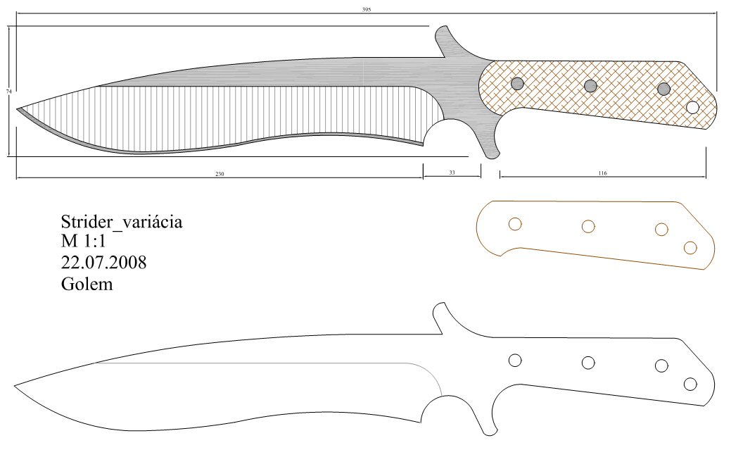 水果刀具CAD图纸模型DIY激光线切割钳工手工机械制作艺术品