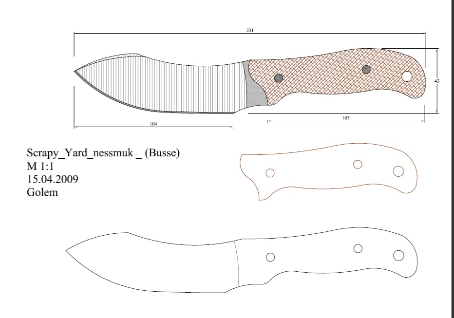 水果刀具CAD图纸模型DIY激光线切割钳工手工机械制作艺术品