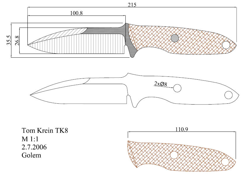 水果刀具CAD图纸模型DIY激光线切割钳工手工机械制作艺术品