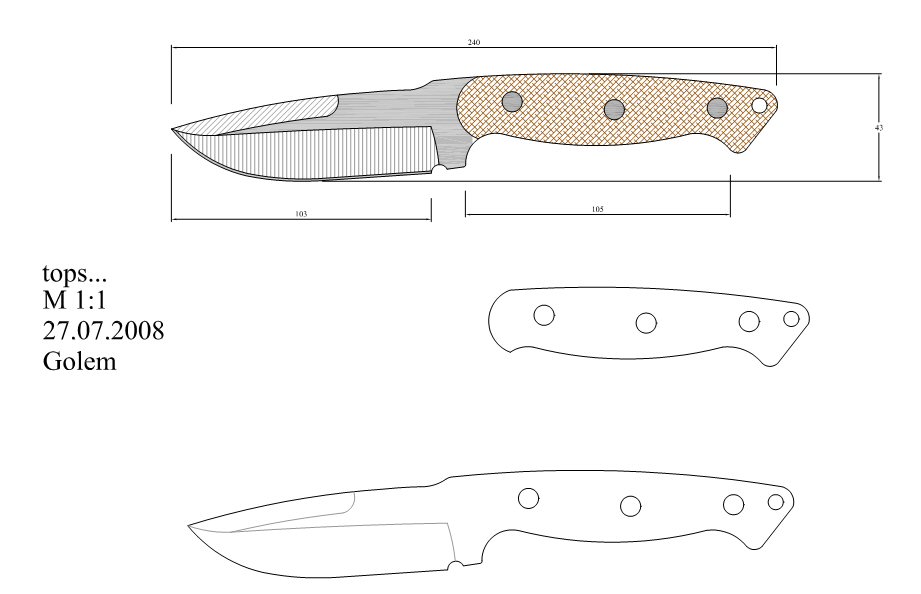 水果刀具CAD图纸模型DIY激光线切割钳工手工机械制作艺术品