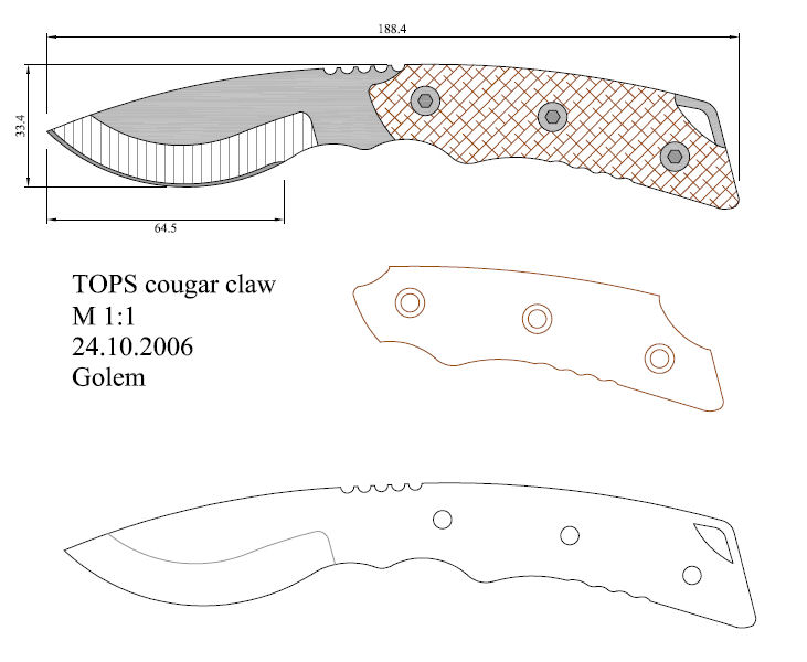水果刀具CAD图纸模型DIY激光线切割钳工手工机械制作艺术品