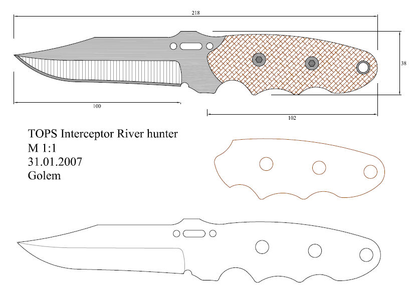 水果刀具CAD图纸模型DIY激光线切割钳工手工机械制作艺术品