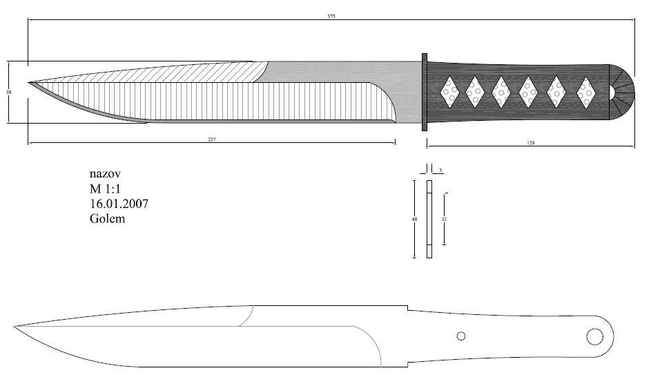 水果刀具CAD图纸模型DIY激光线切割钳工手工机械制作艺术品