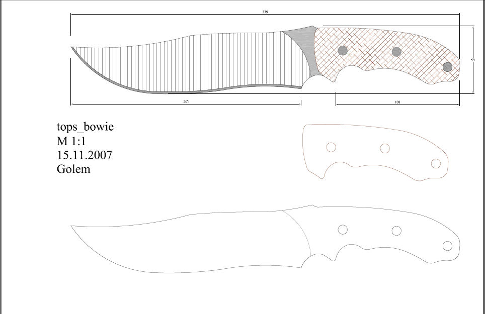 水果刀具CAD图纸模型DIY激光线切割钳工手工机械制作艺术品