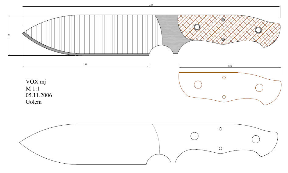水果刀具CAD图纸模型DIY激光线切割钳工手工机械制作艺术品