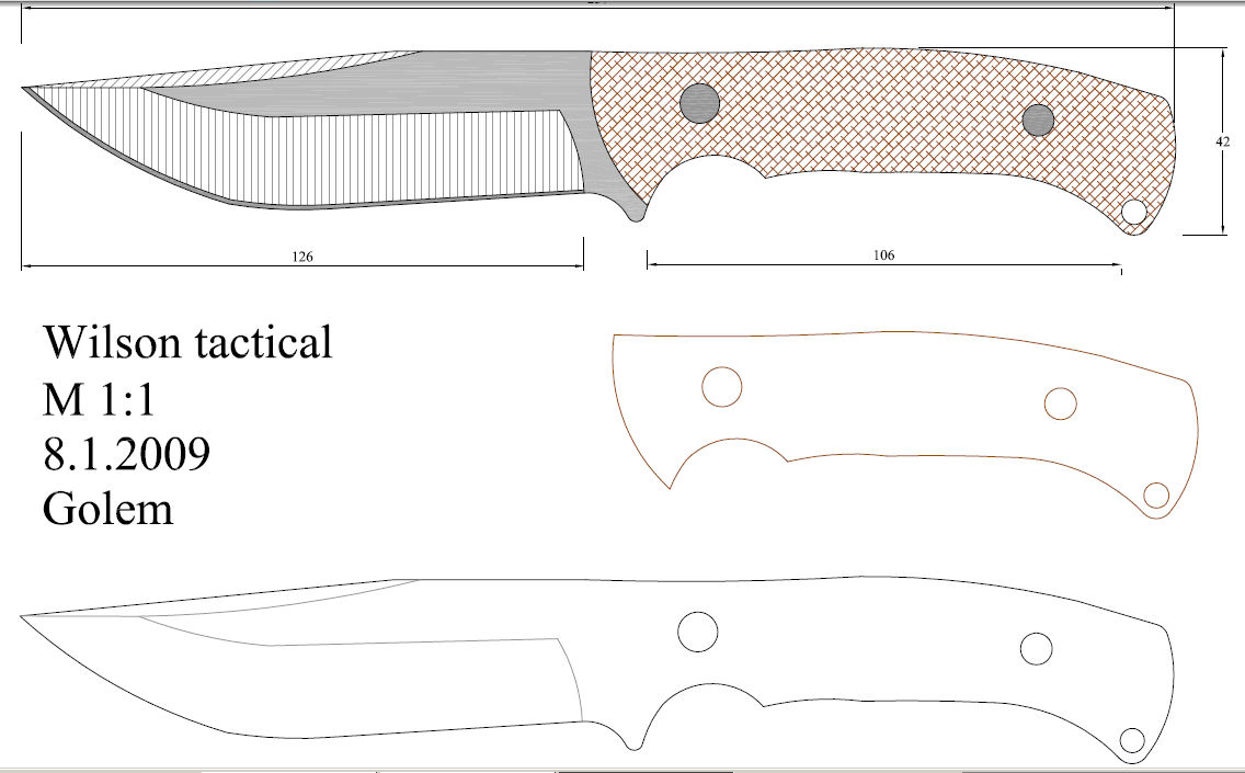 水果刀具CAD图纸模型DIY激光线切割钳工手工机械制作艺术品