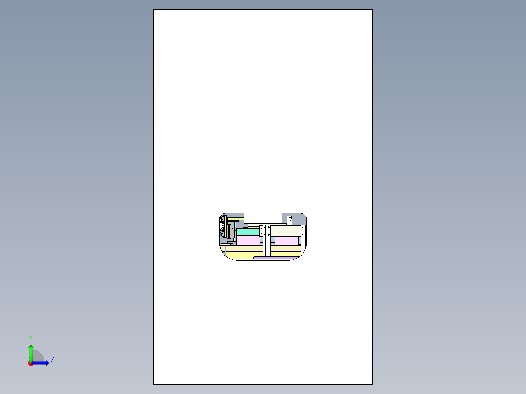 模内搬运左视图