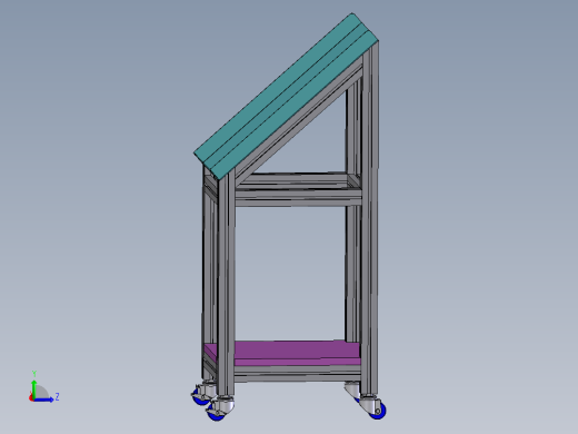 送料小推车3D模型