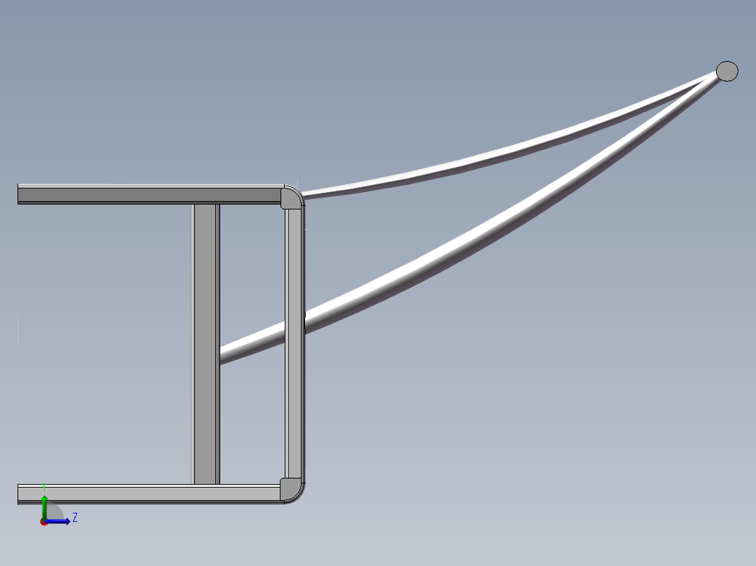 老家椅子左视图