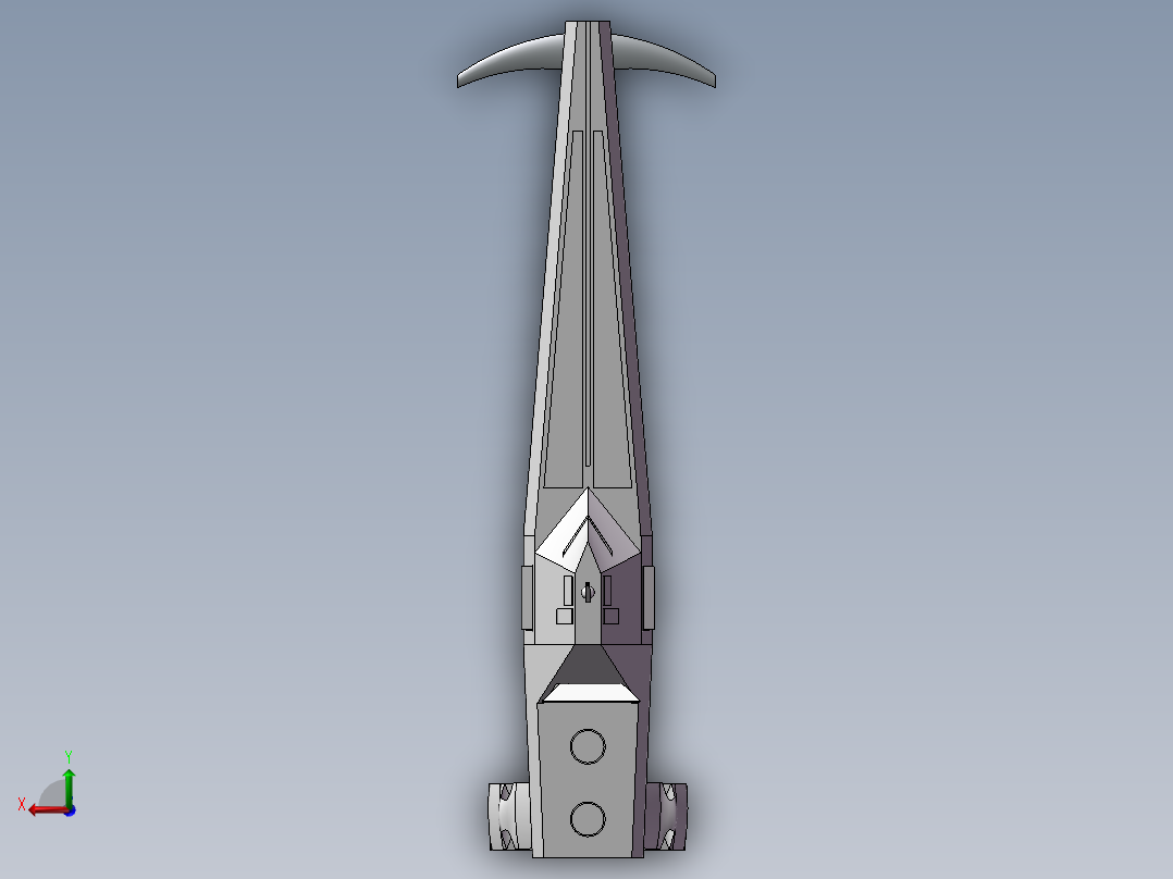 水翼驱逐舰后视图