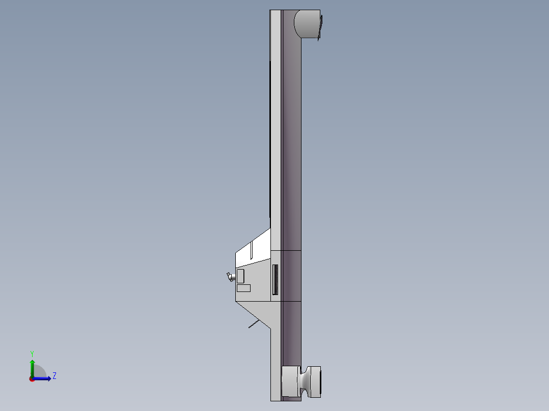 水翼驱逐舰左视图