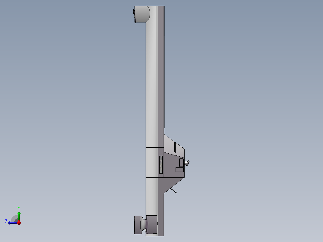 水翼驱逐舰右视图