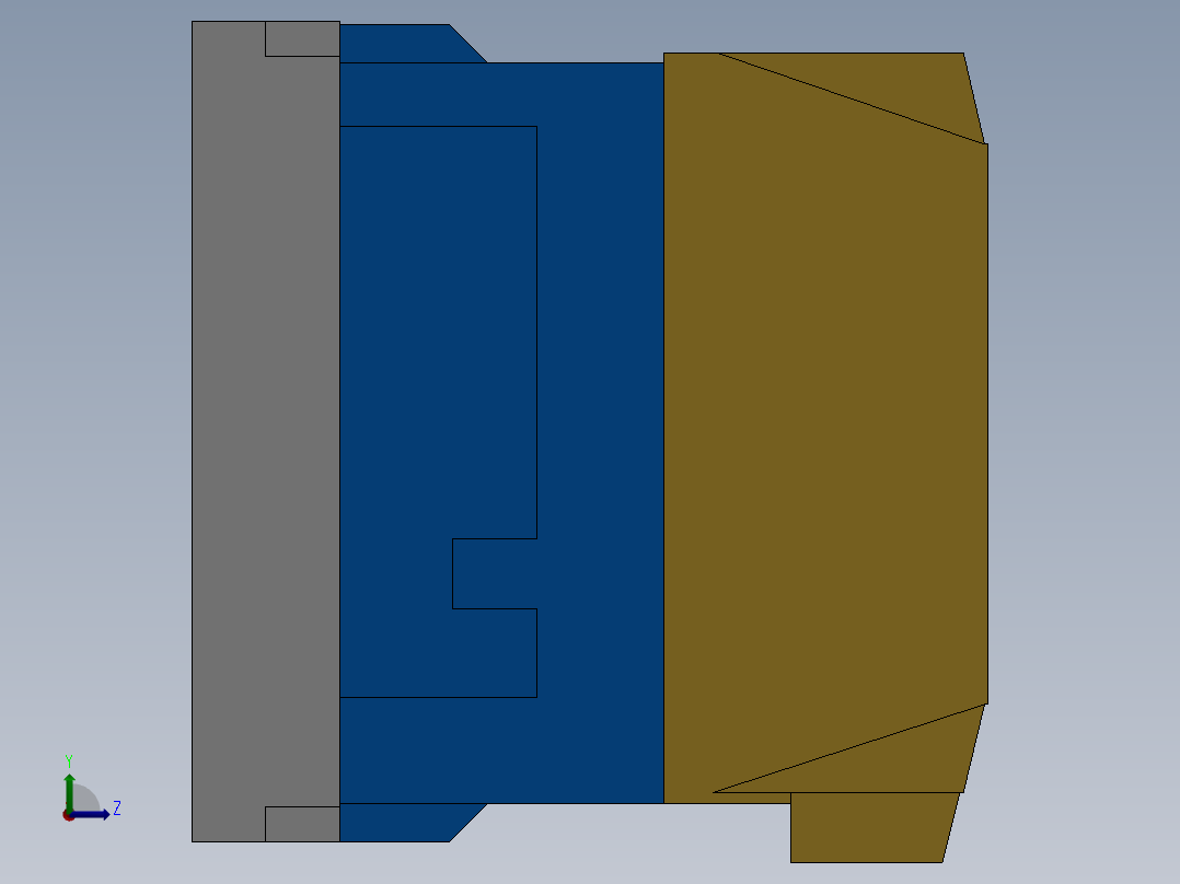 穆勒接触器部件左视图