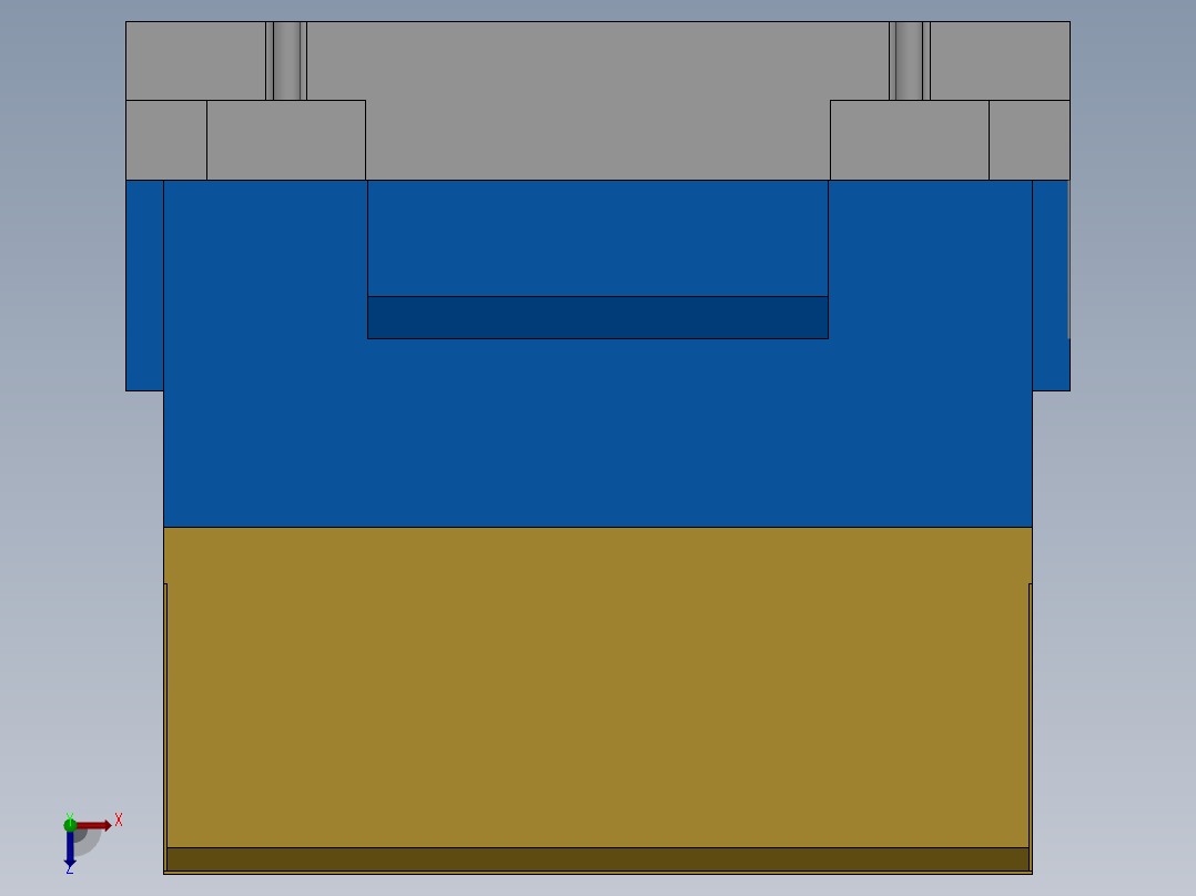 穆勒接触器部件俯视图