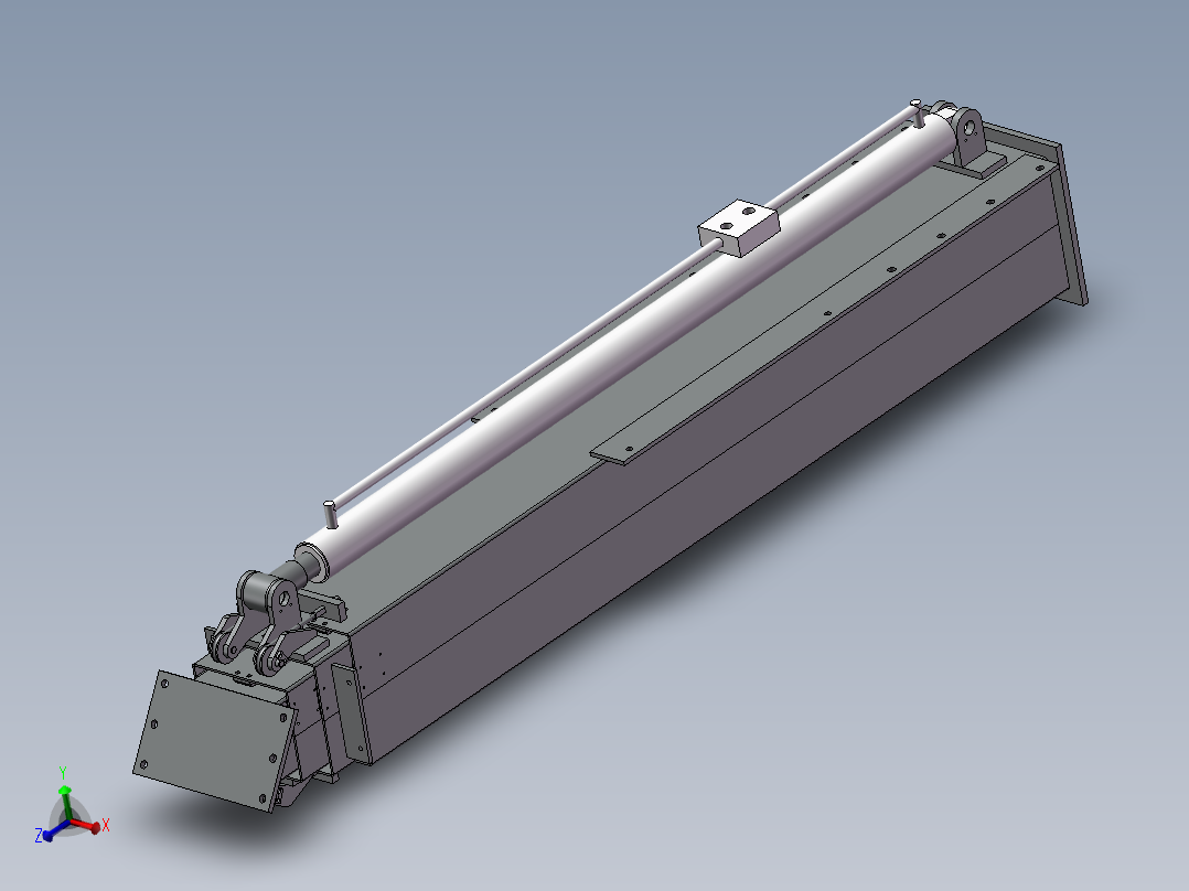 滑动伸缩臂3D图纸 G730