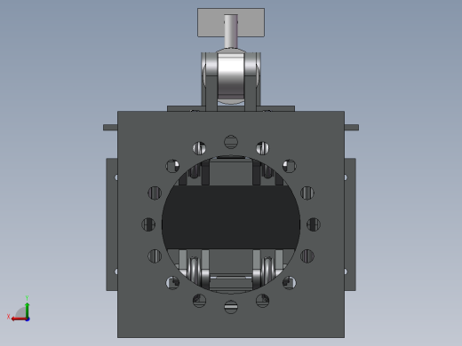 滑动伸缩臂3D图纸 G730后视缩略图