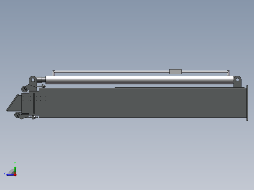 滑动伸缩臂3D图纸 G730右视缩略图