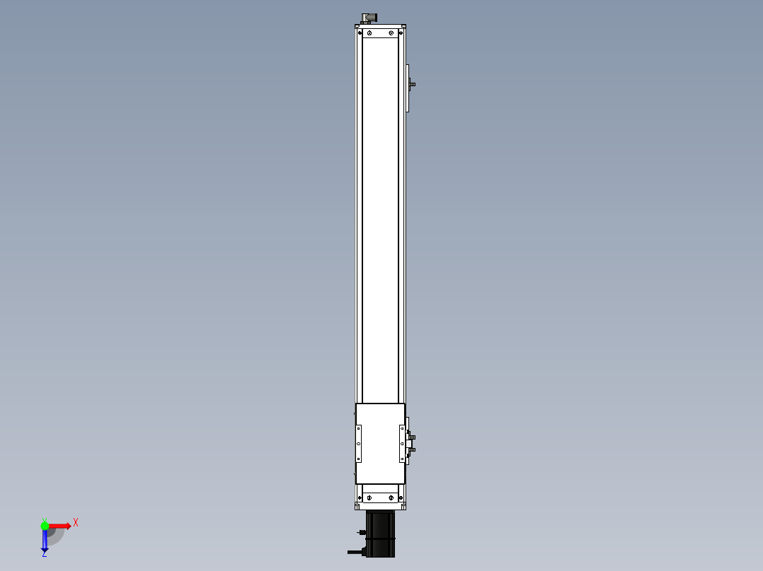 Toyo东佑达直线模组-ECH12-L20-750-BC-T20-C4俯视图