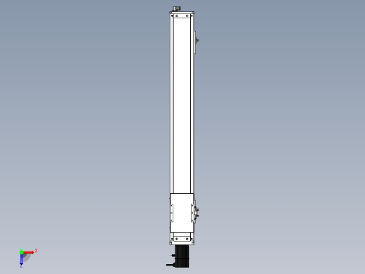 Toyo东佑达直线模组-ECH12-L20-750-BC-T20-C4俯视缩略图