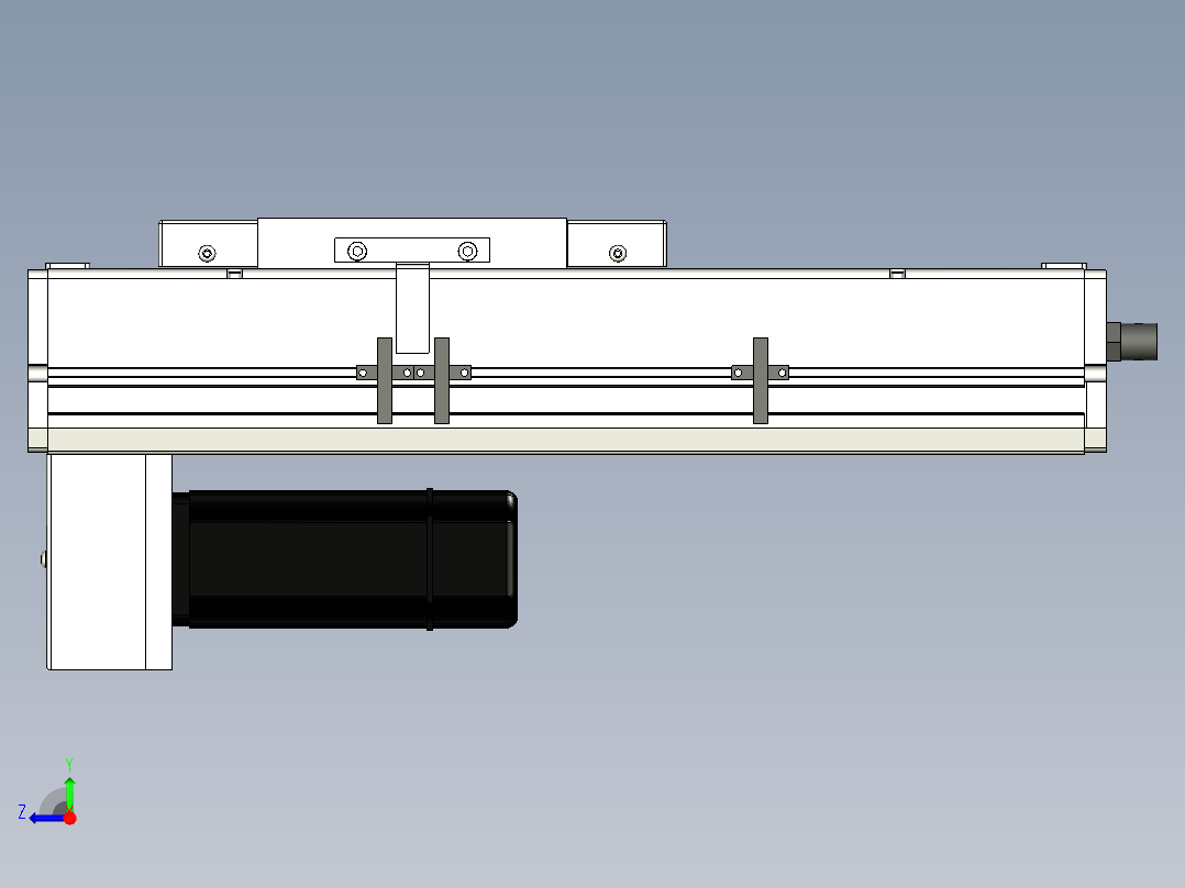 Toyo东佑达直线模组-ECH17-150-BM-400W+煞車右视图