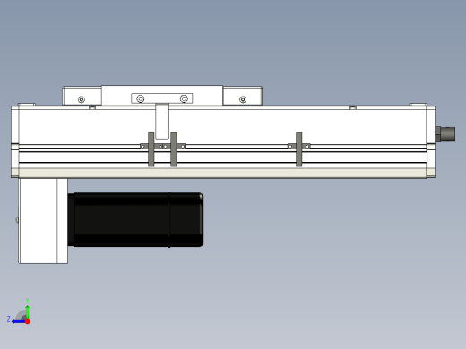 Toyo东佑达直线模组-ECH17-150-BM-400W+煞車右视缩略图