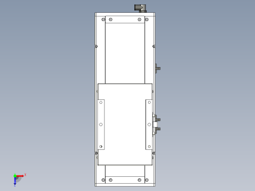 Toyo东佑达直线模组-ECH17-150-BM-400W+煞車俯视缩略图